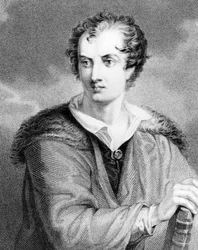 Retrato de George Gordon, 6º Lord Byron de Rochdale (1788-1824)